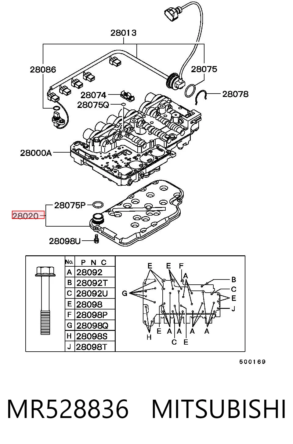 MR528836 Mitsubishi