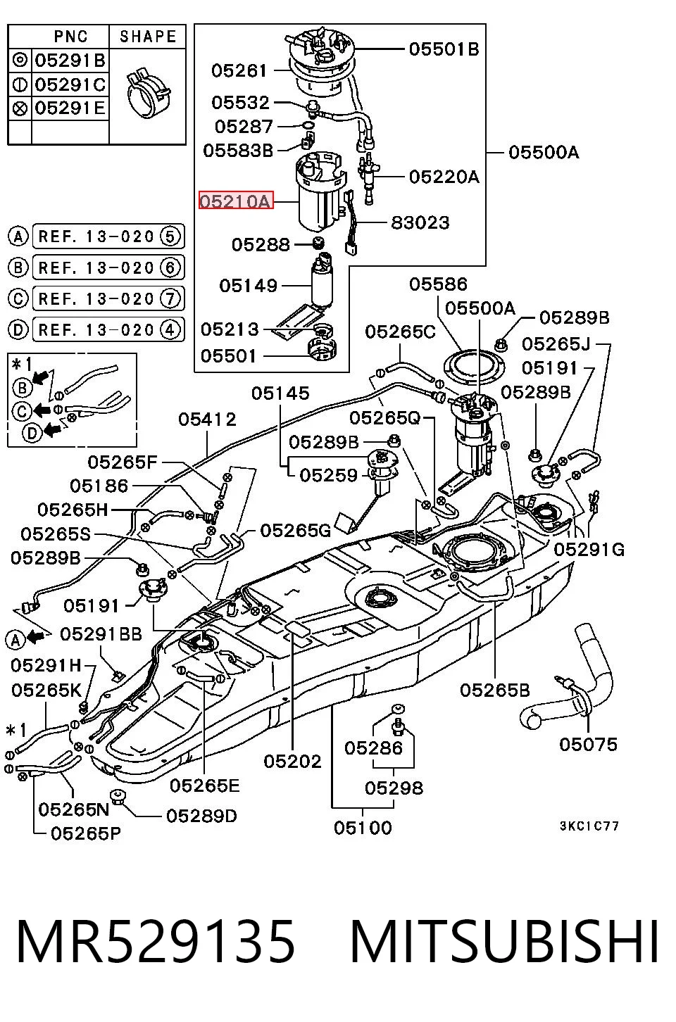 MR529135 Mitsubishi