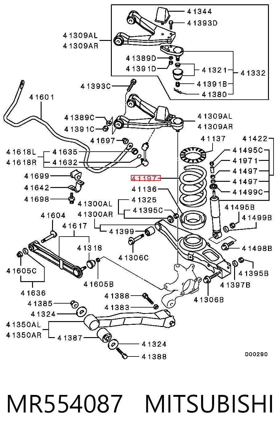MR554087 Mitsubishi