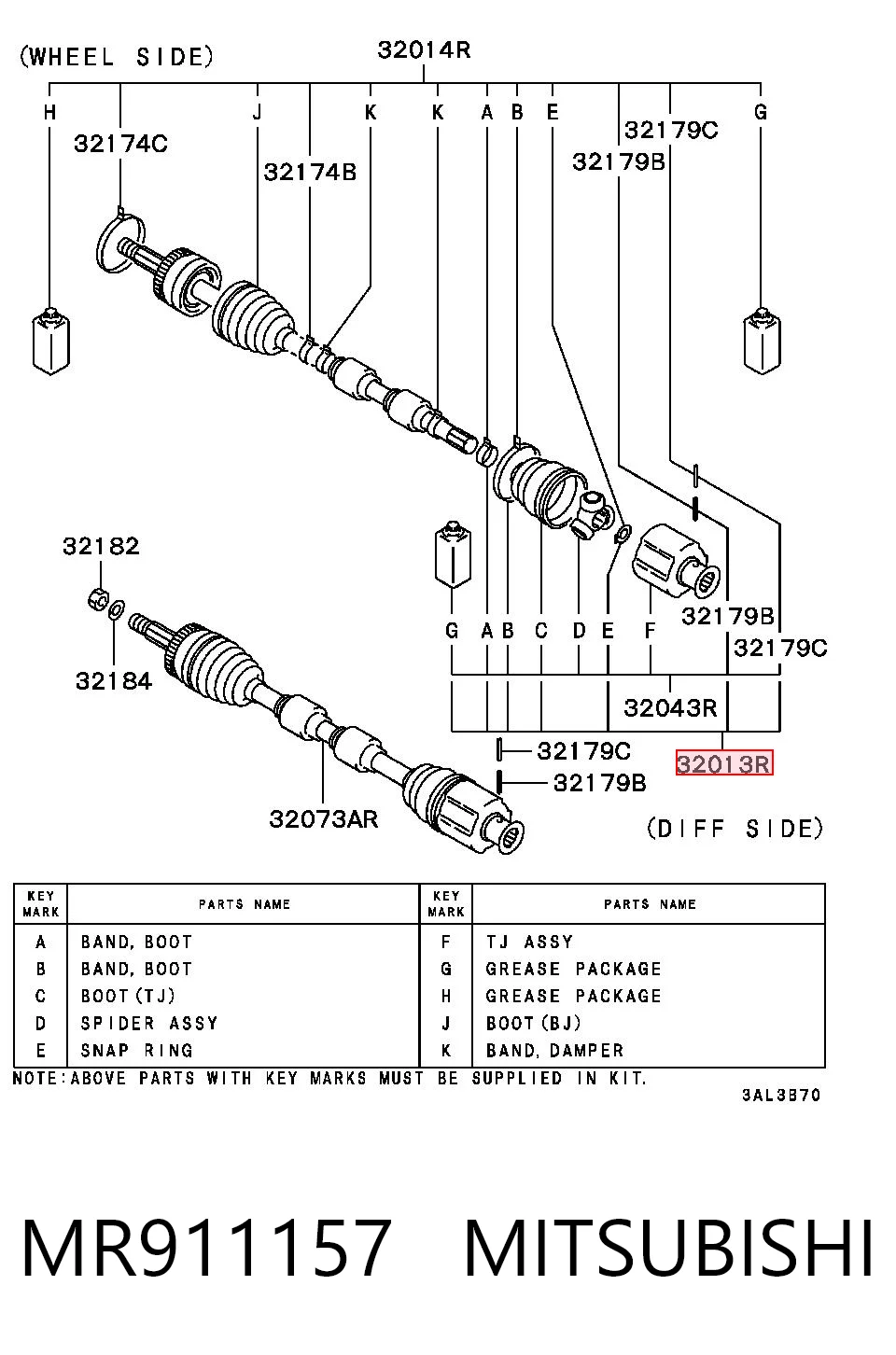 MR911157 Mitsubishi
