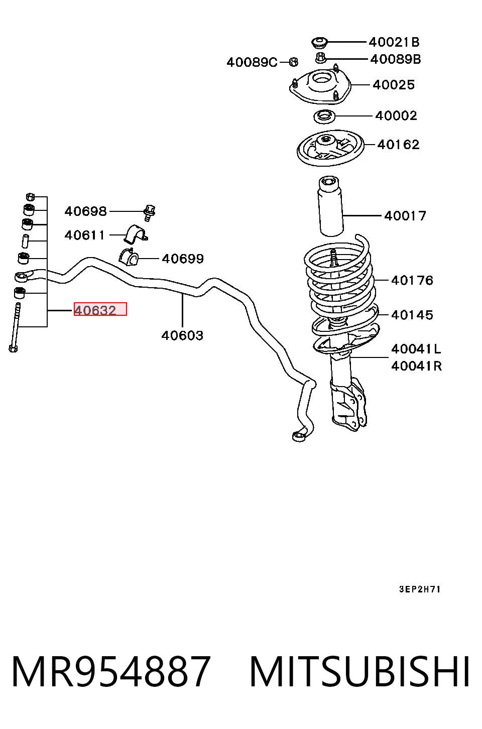 MR954887 Mitsubishi