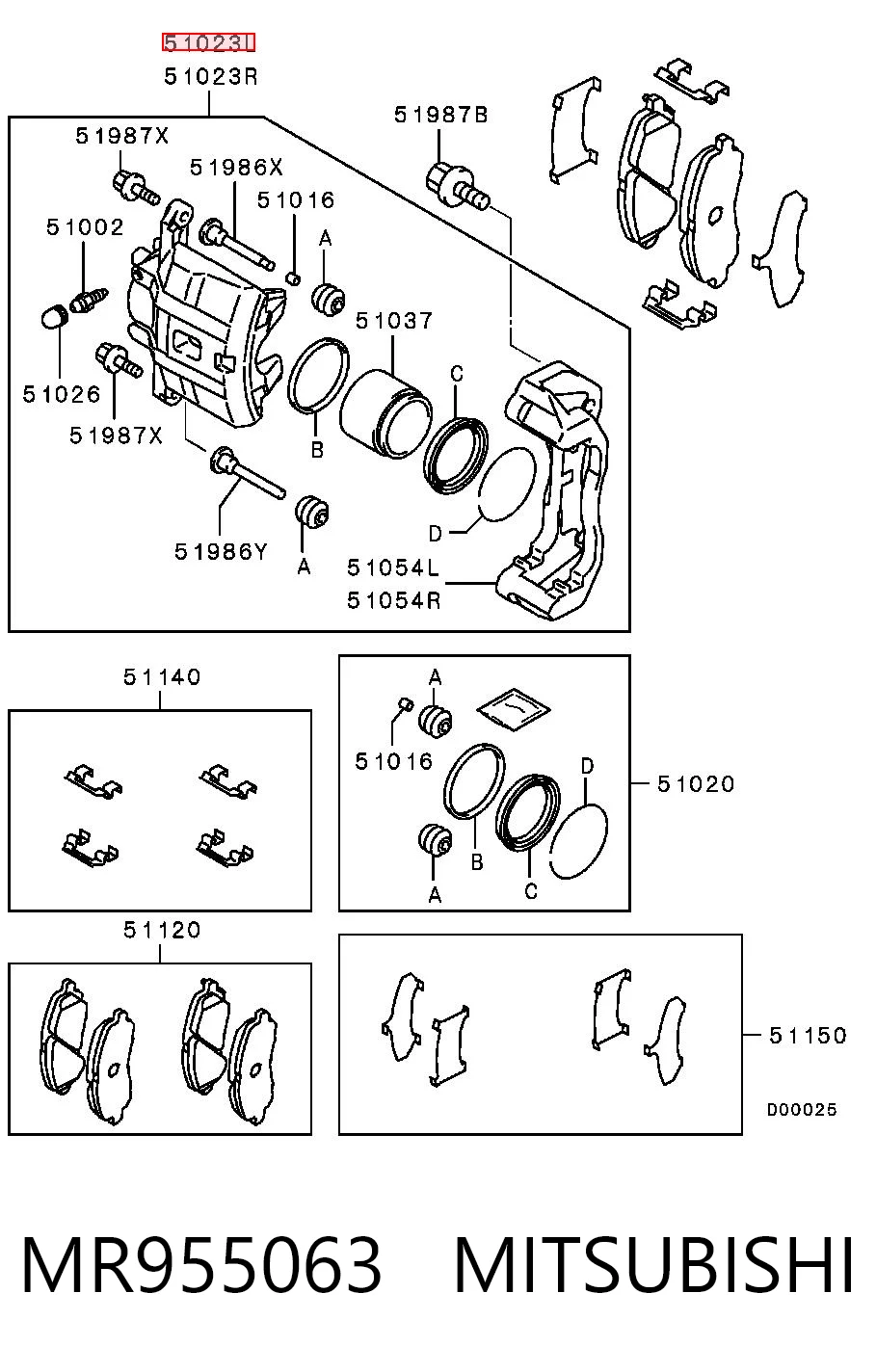 MR955063 Mitsubishi