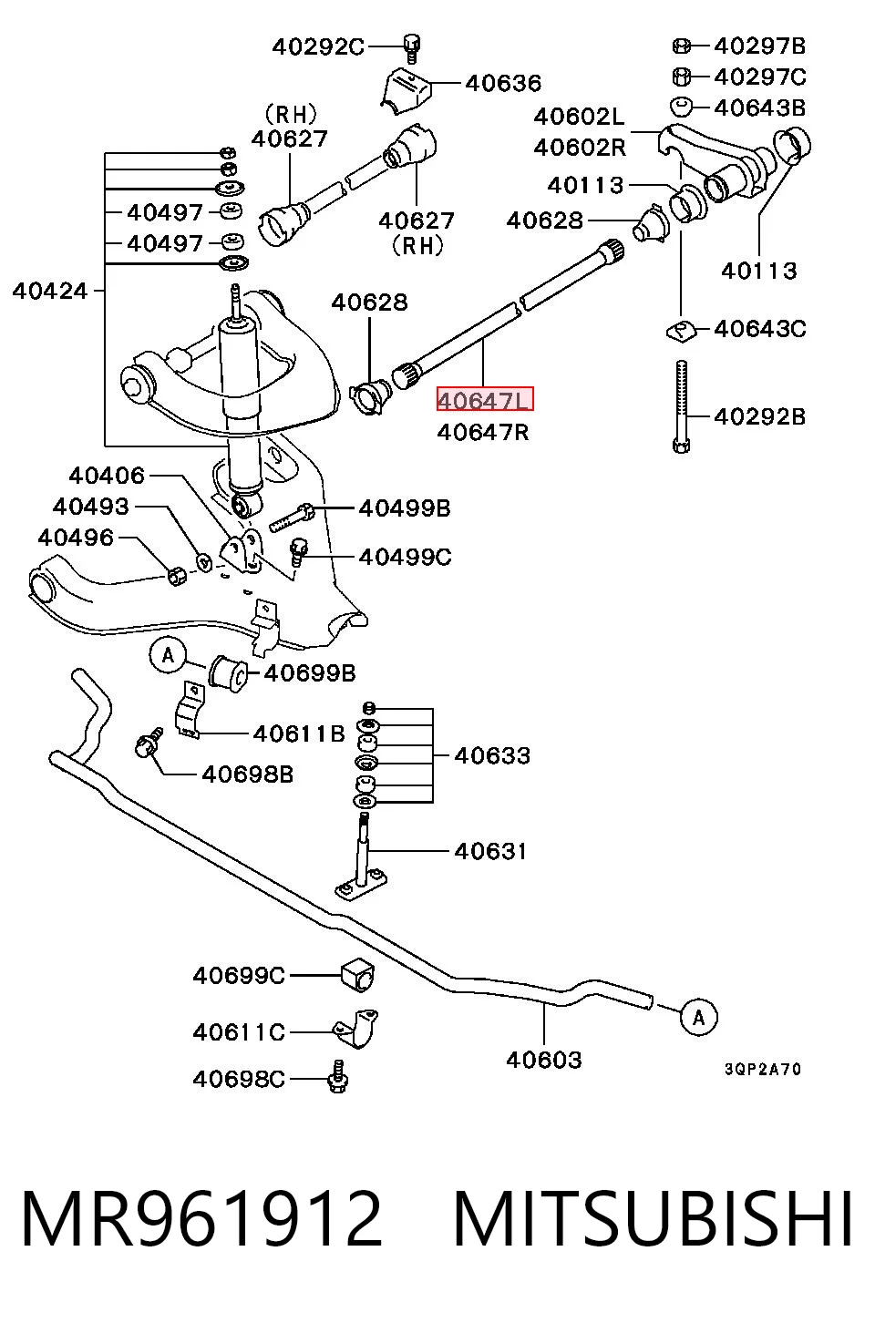 MR961912 Mitsubishi