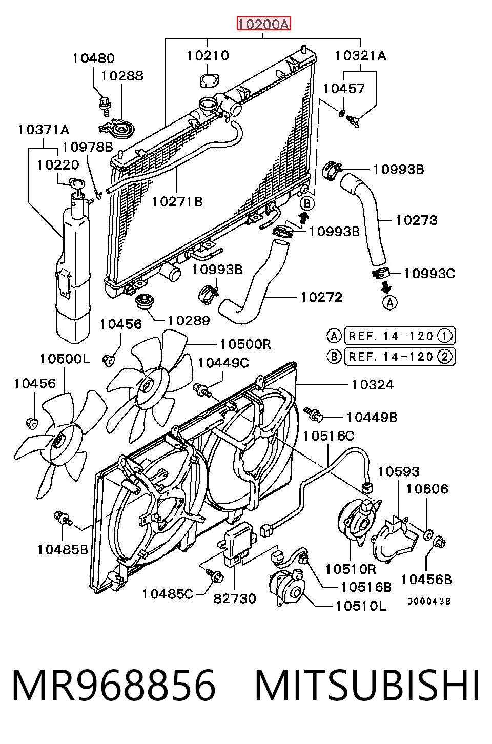 MR968856 Mitsubishi