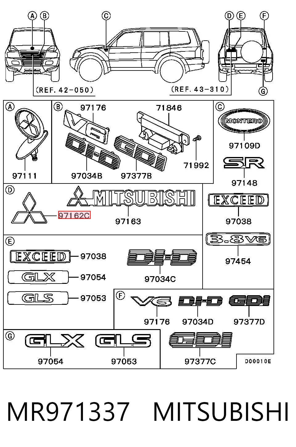 MR971337 Mitsubishi