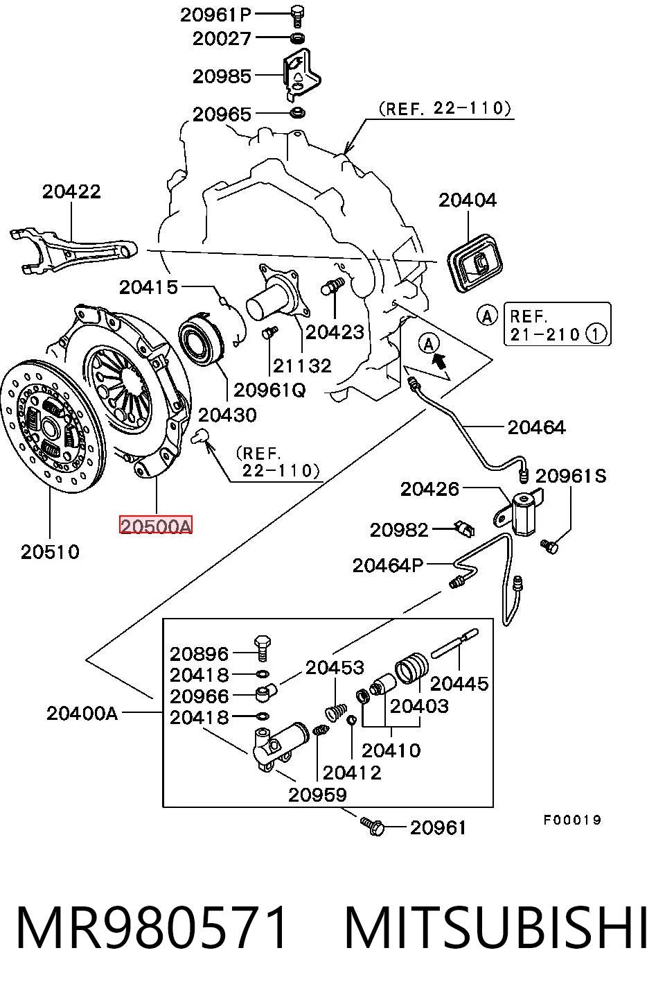 MR980571 Mitsubishi