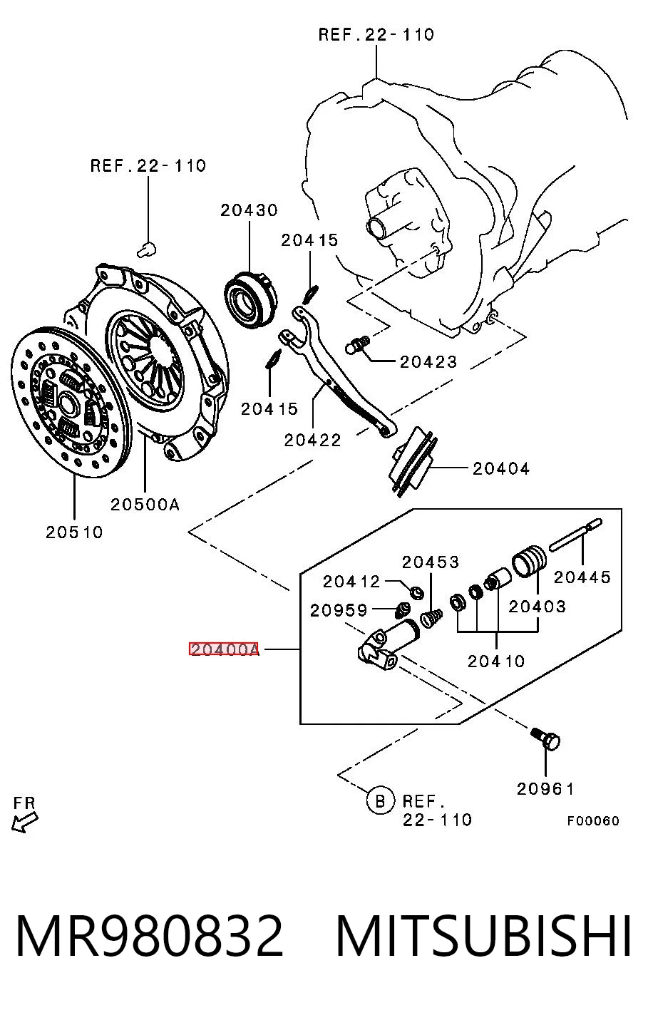 MR980832 Mitsubishi