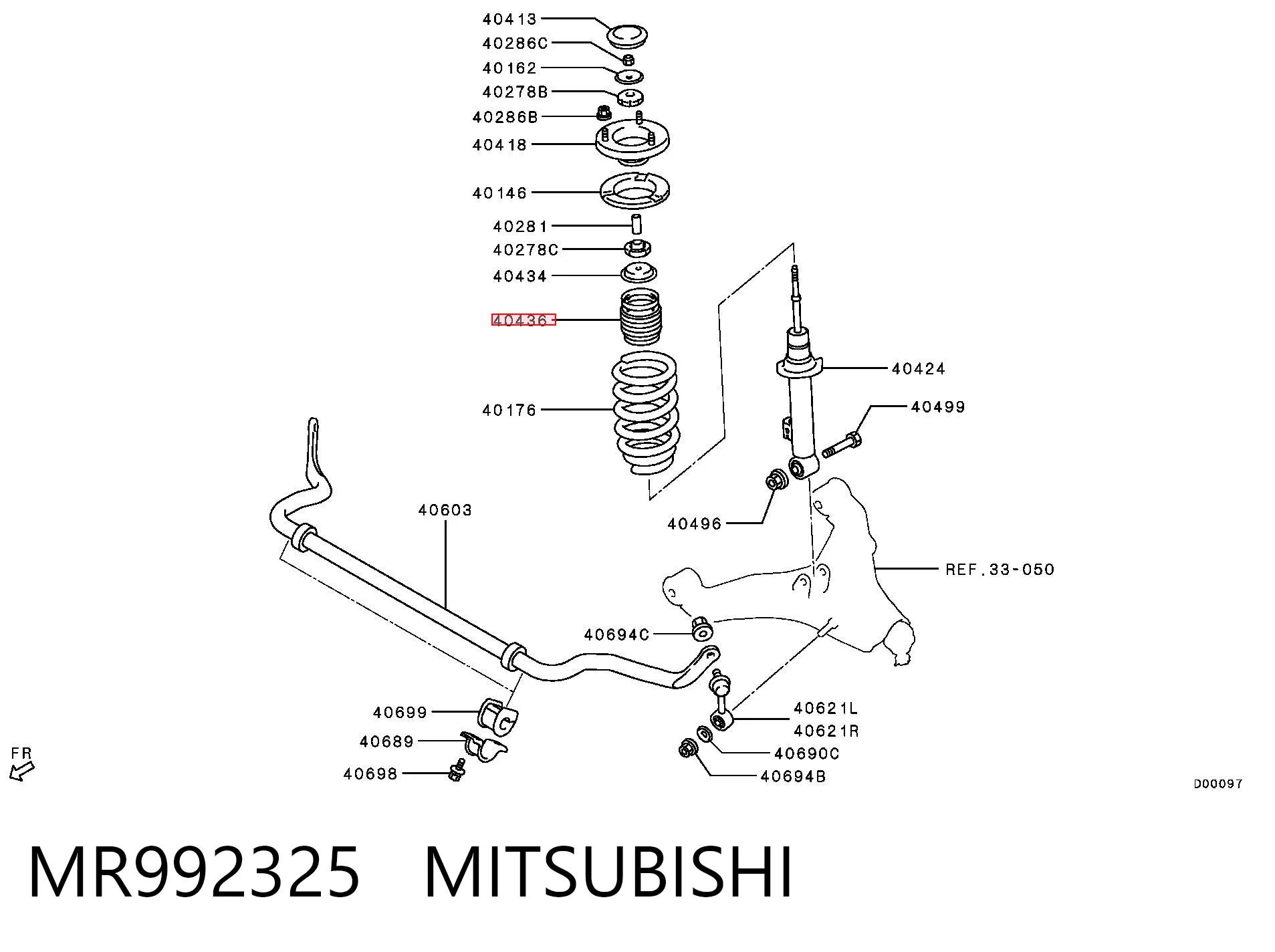 MR992325 Mitsubishi