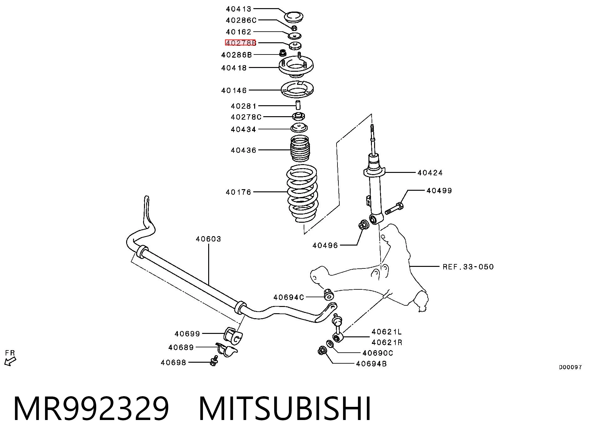 MR992329 Mitsubishi