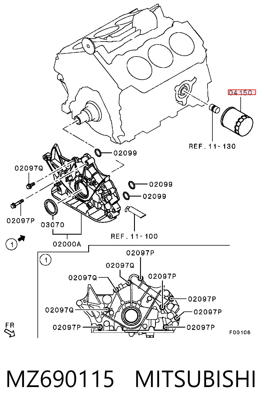 MZ690115 Mitsubishi