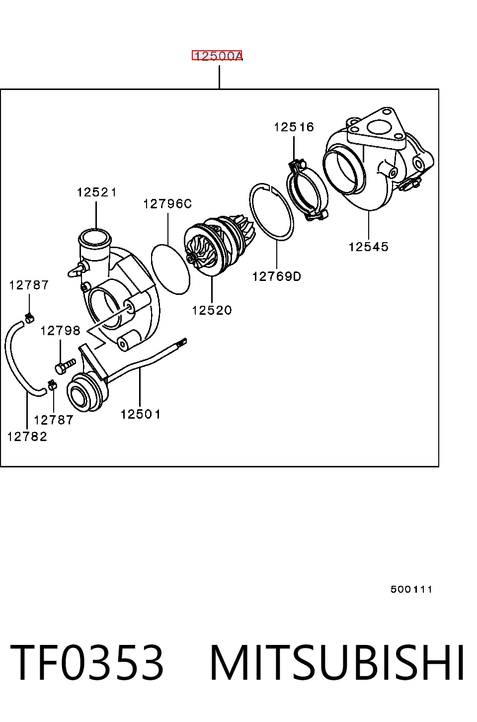 Do koszyka Turbina Mitsubishi Pajero III 