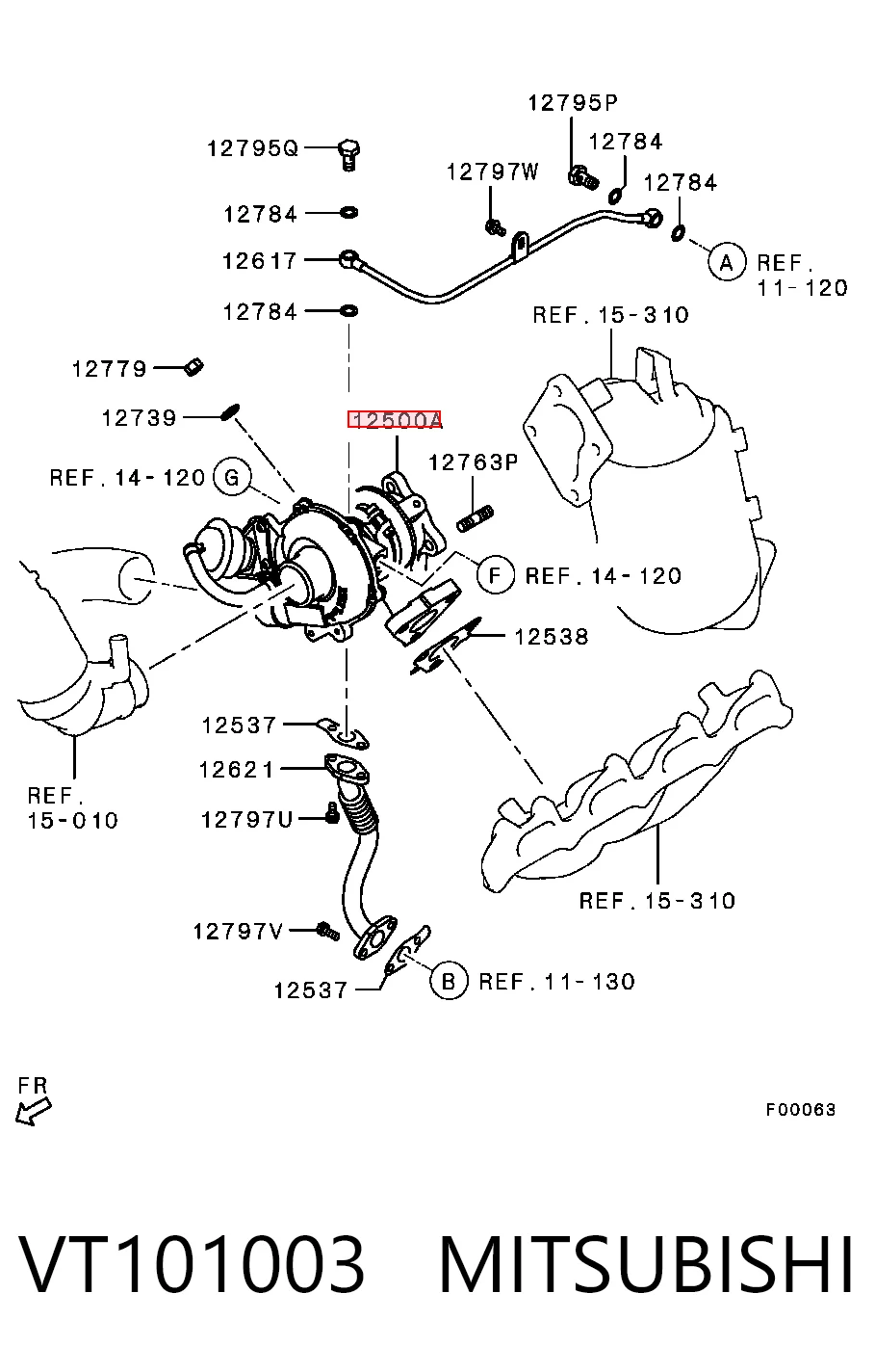 Do koszyka Turbina Mitsubishi L 200 IV KA, KB