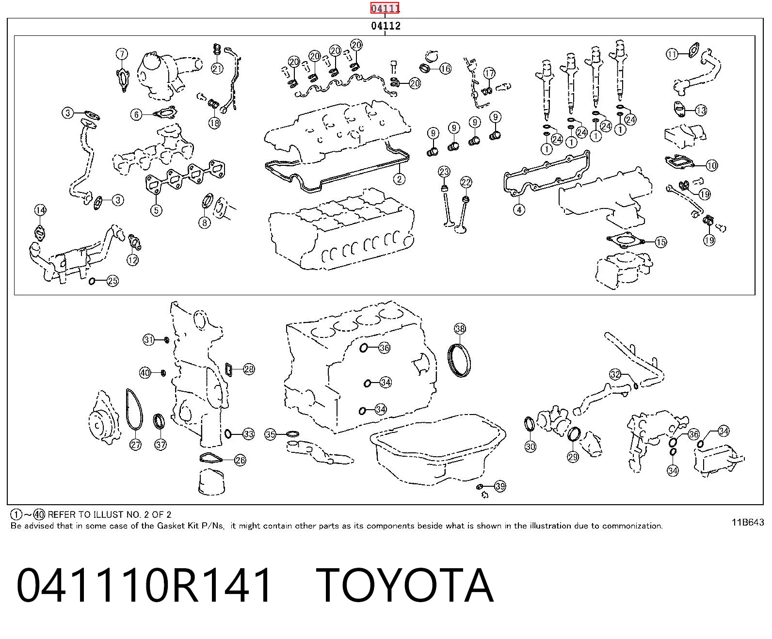 041110R141 Toyota
