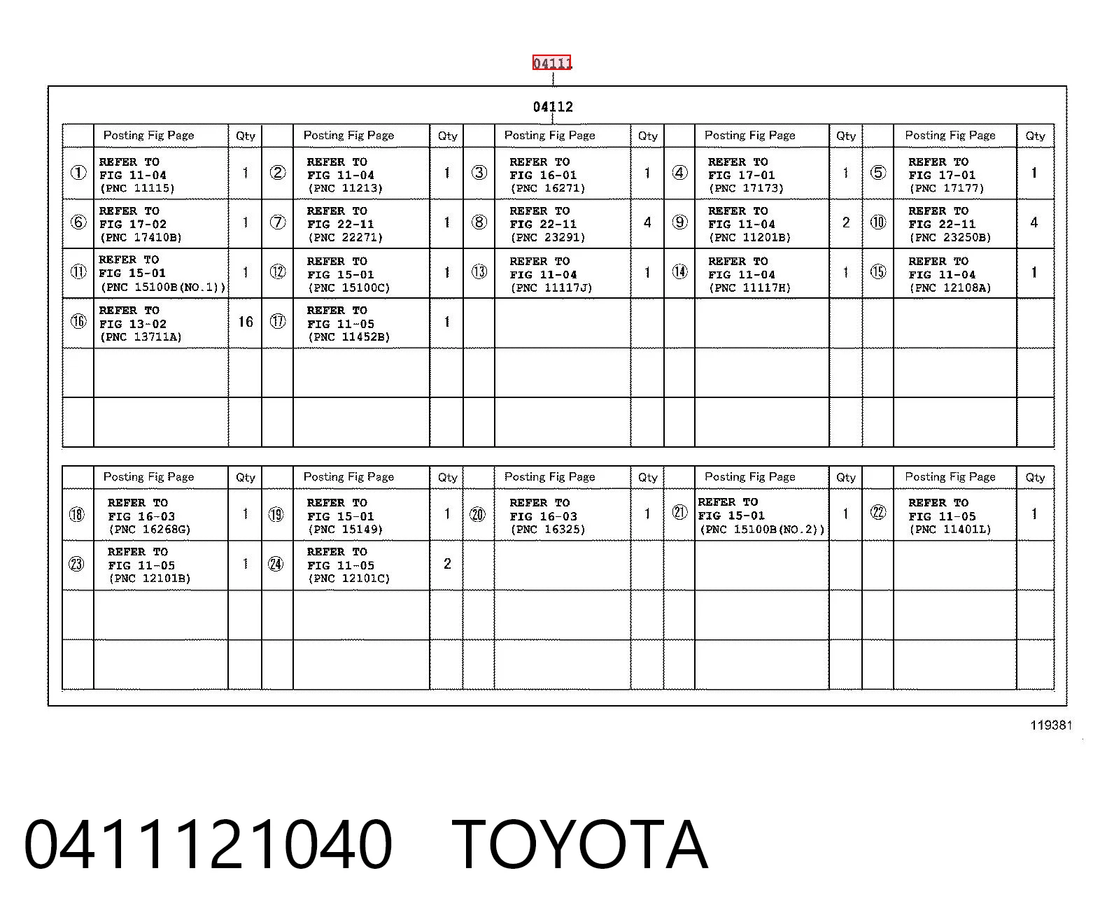 Zestaw uszczelek silnika pełny do Toyota Yaris  P10