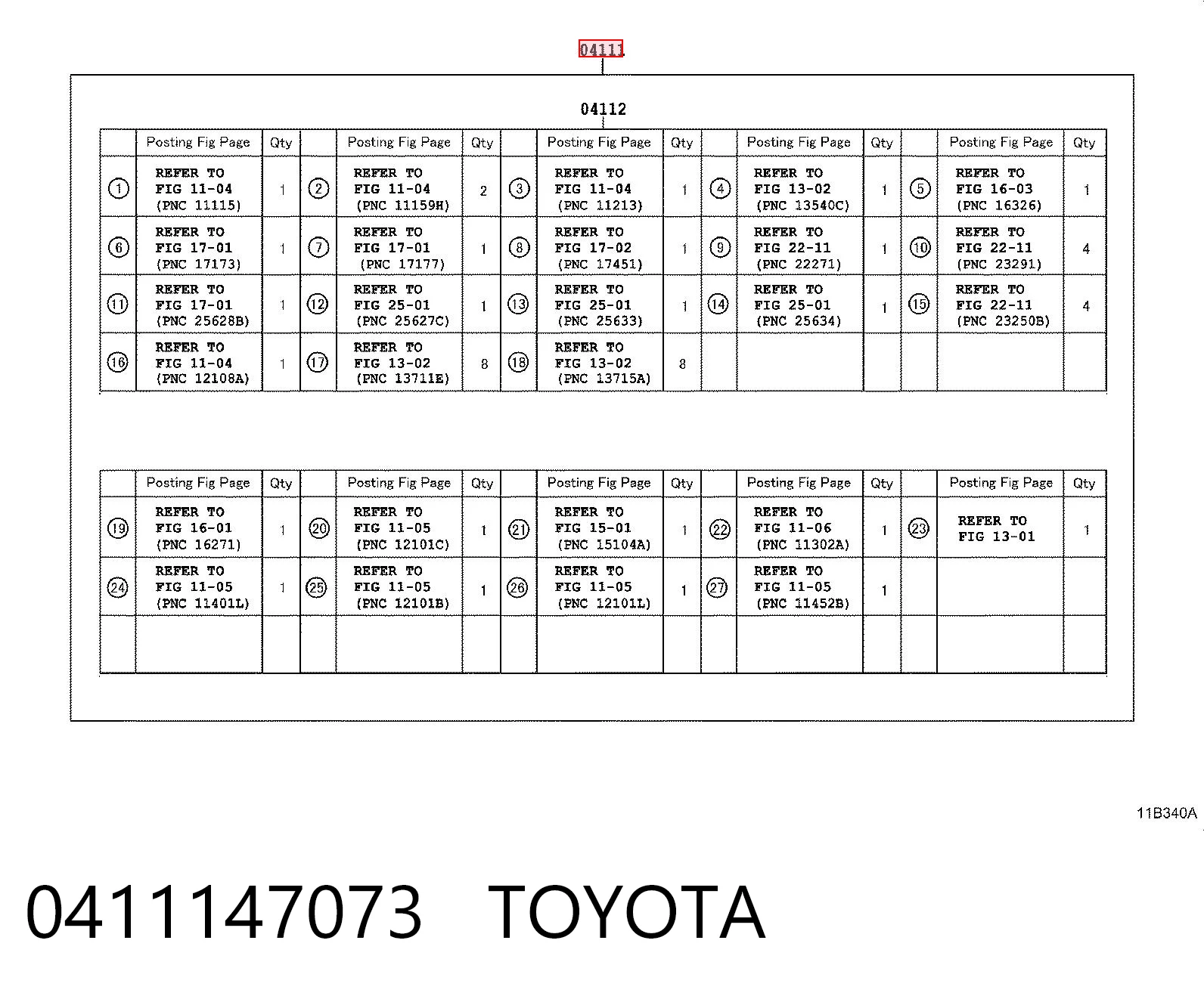 Zestaw uszczelek silnika pełny Toyota Yaris hatchback (P13) (2011 - 2020) cena, od 219,25 USD