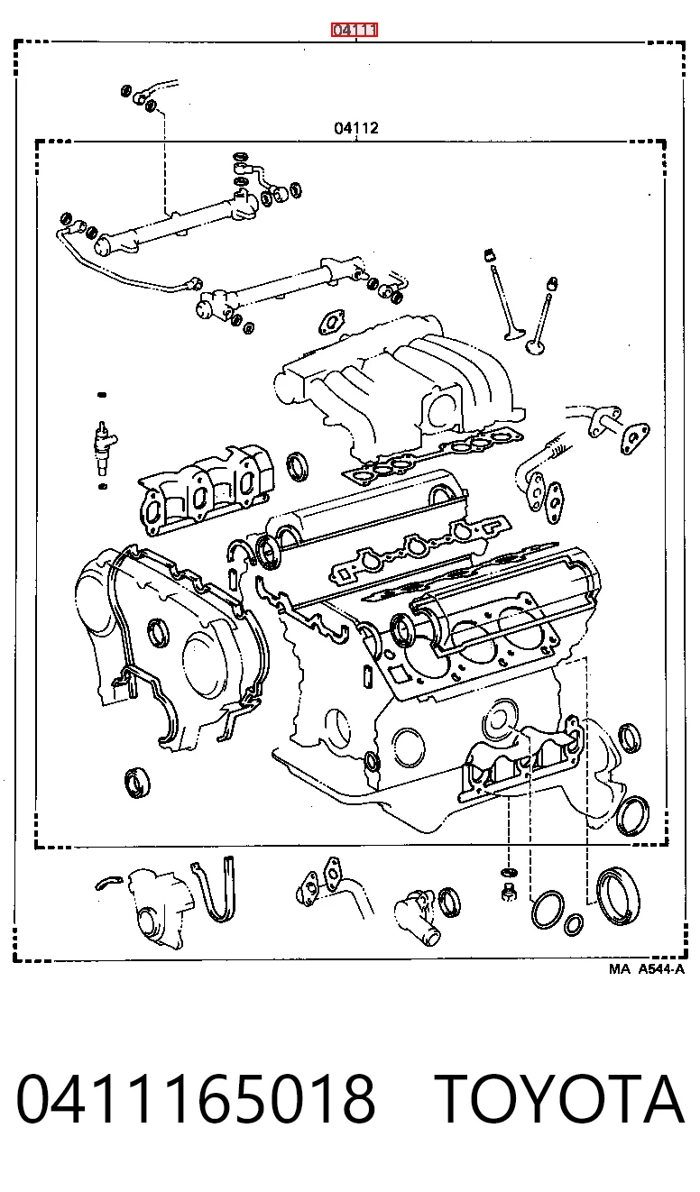 0411165018 Toyota