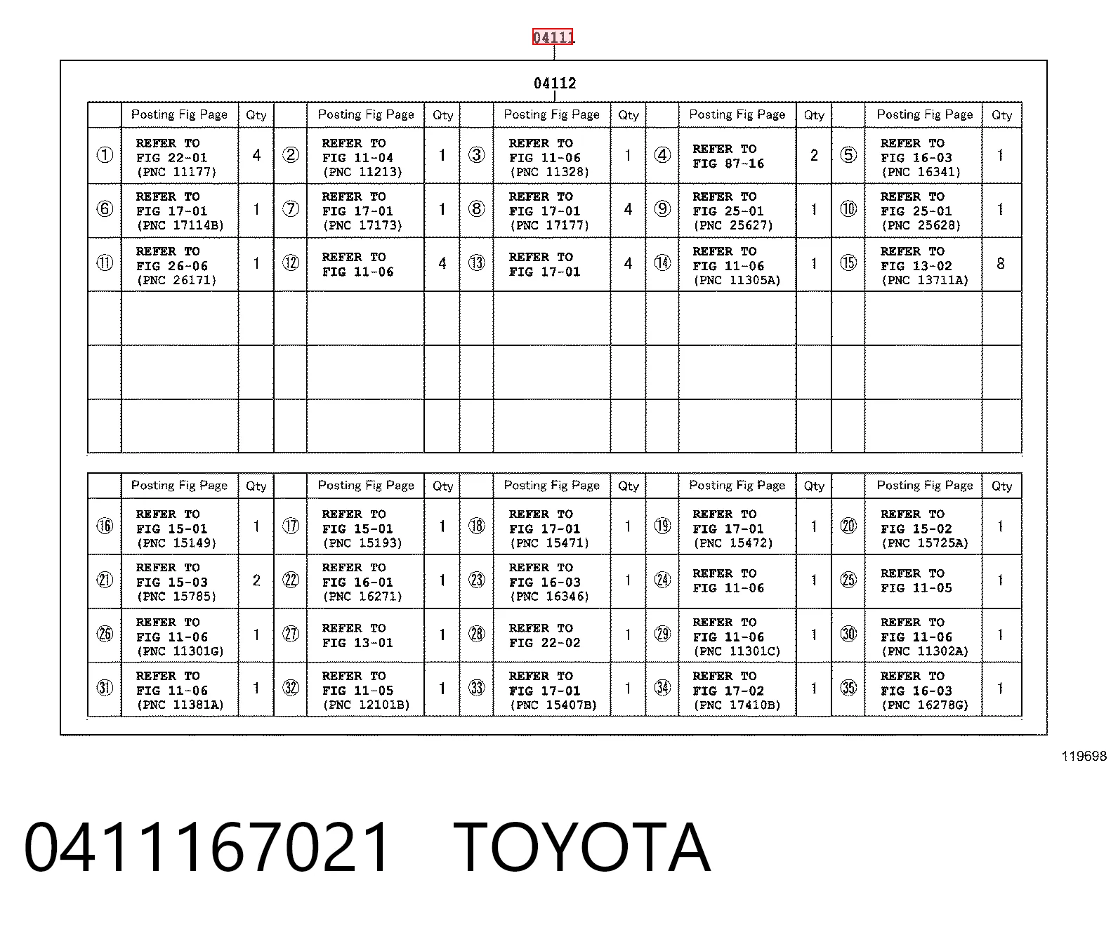 Zestaw uszczelek silnika pełny Toyota 4 Runner SUV (N130) (1987 - 1996) cena, od 188,22 USD