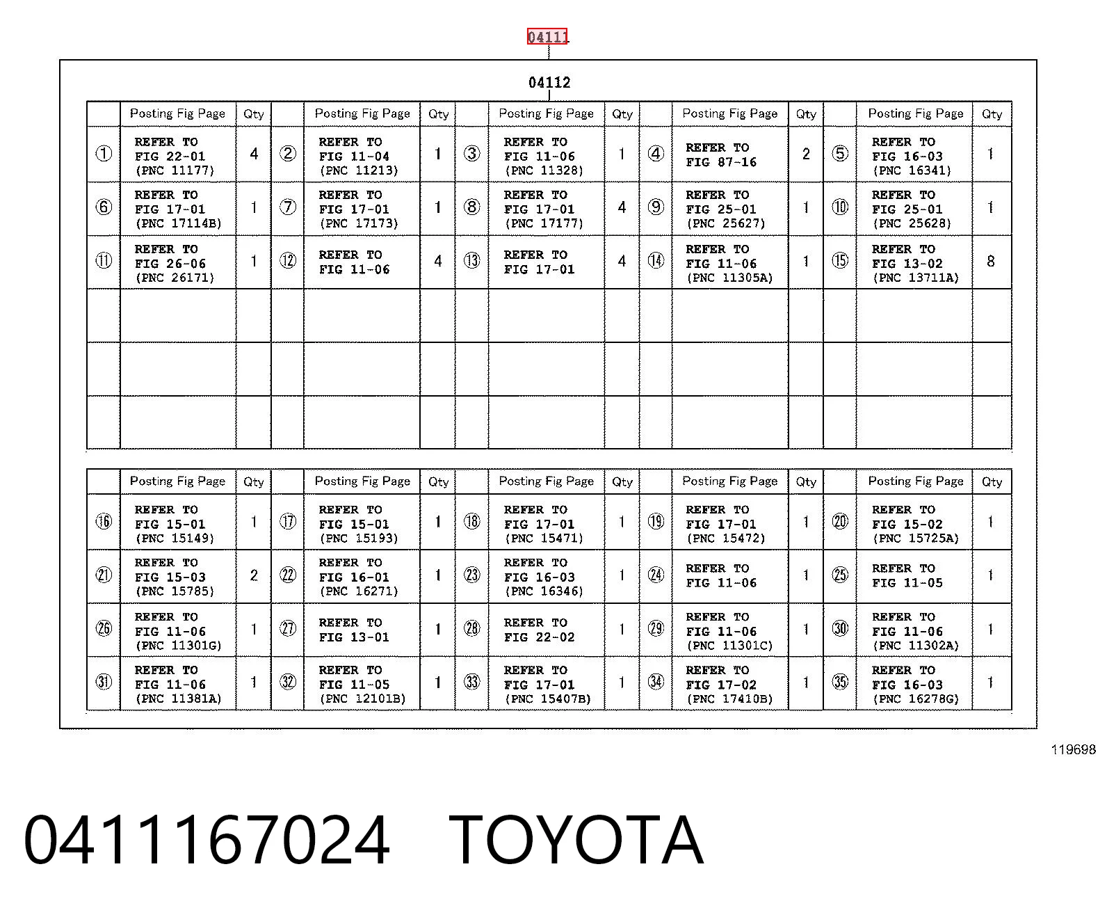 Zestaw uszczelek silnika pełny Toyota 4 Runner 