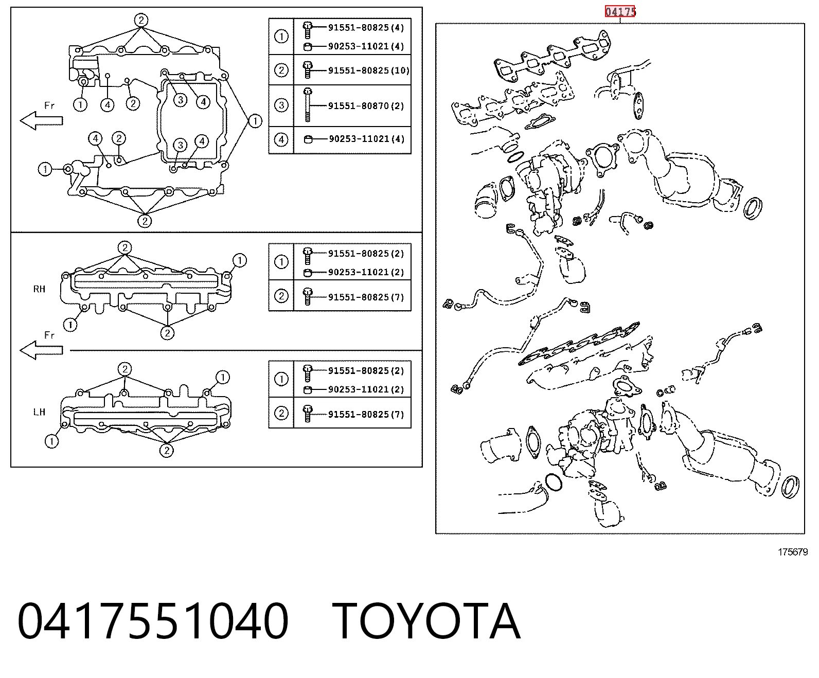 0417551040 Toyota