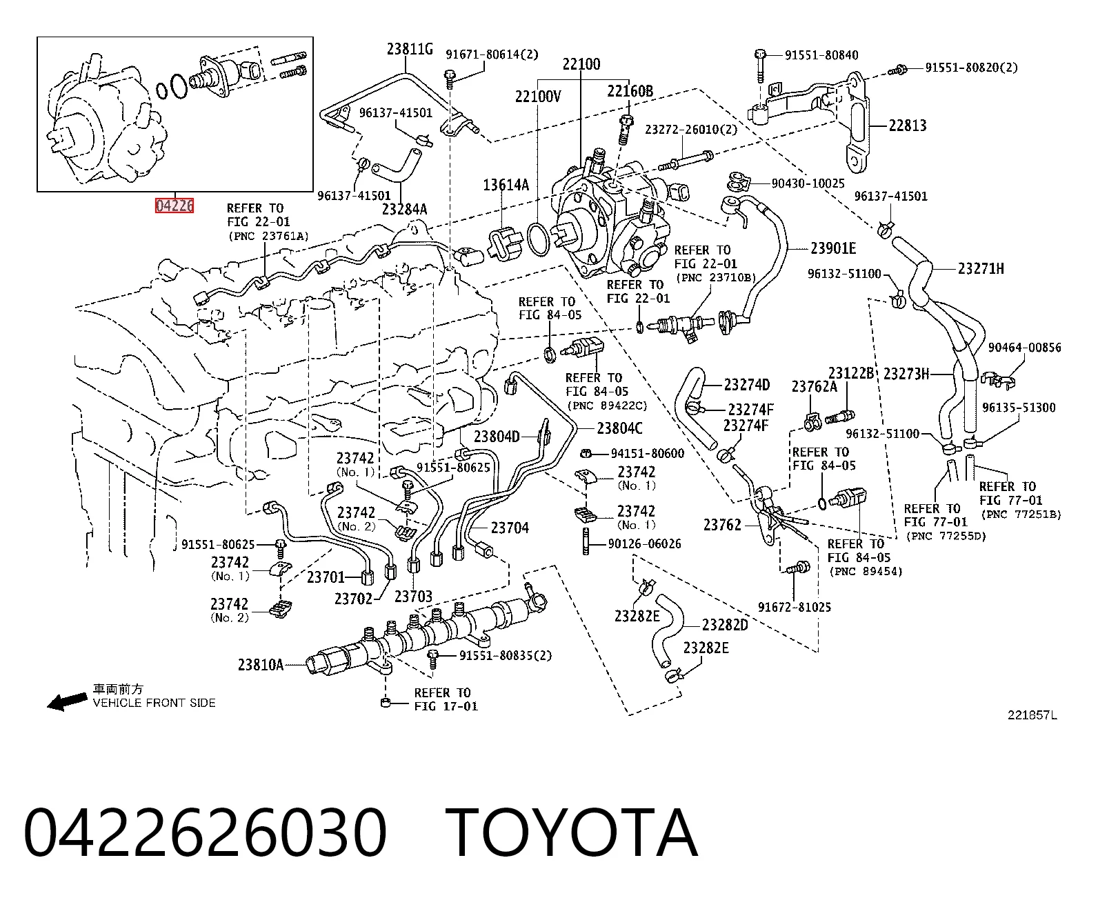 0422626030 Toyota