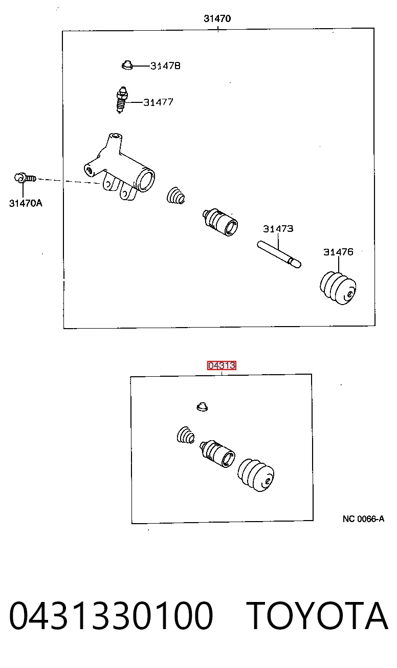 0431330100 Toyota