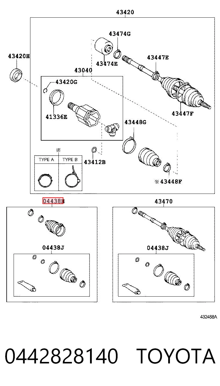 0442828140 Toyota