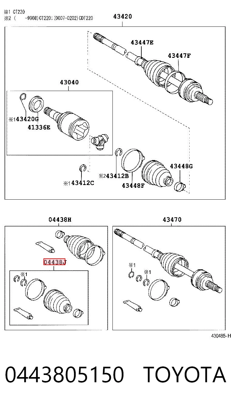 0443805150 Toyota