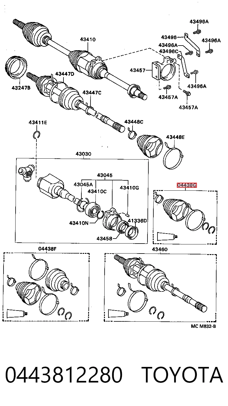 0443812280 Toyota