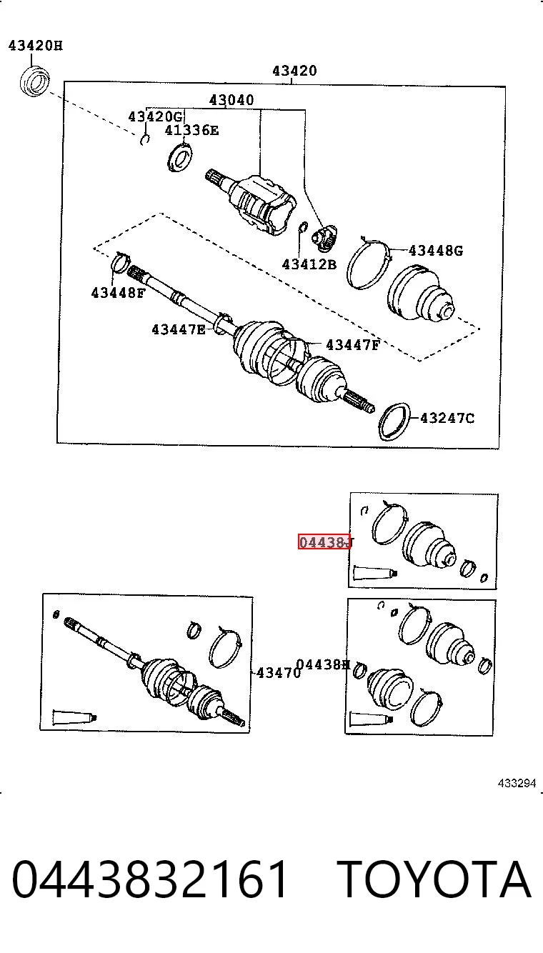 0443832161 Toyota