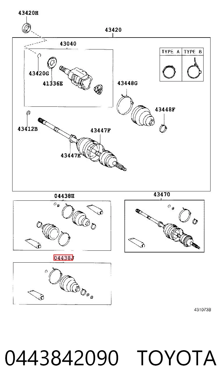 0443842090 Toyota