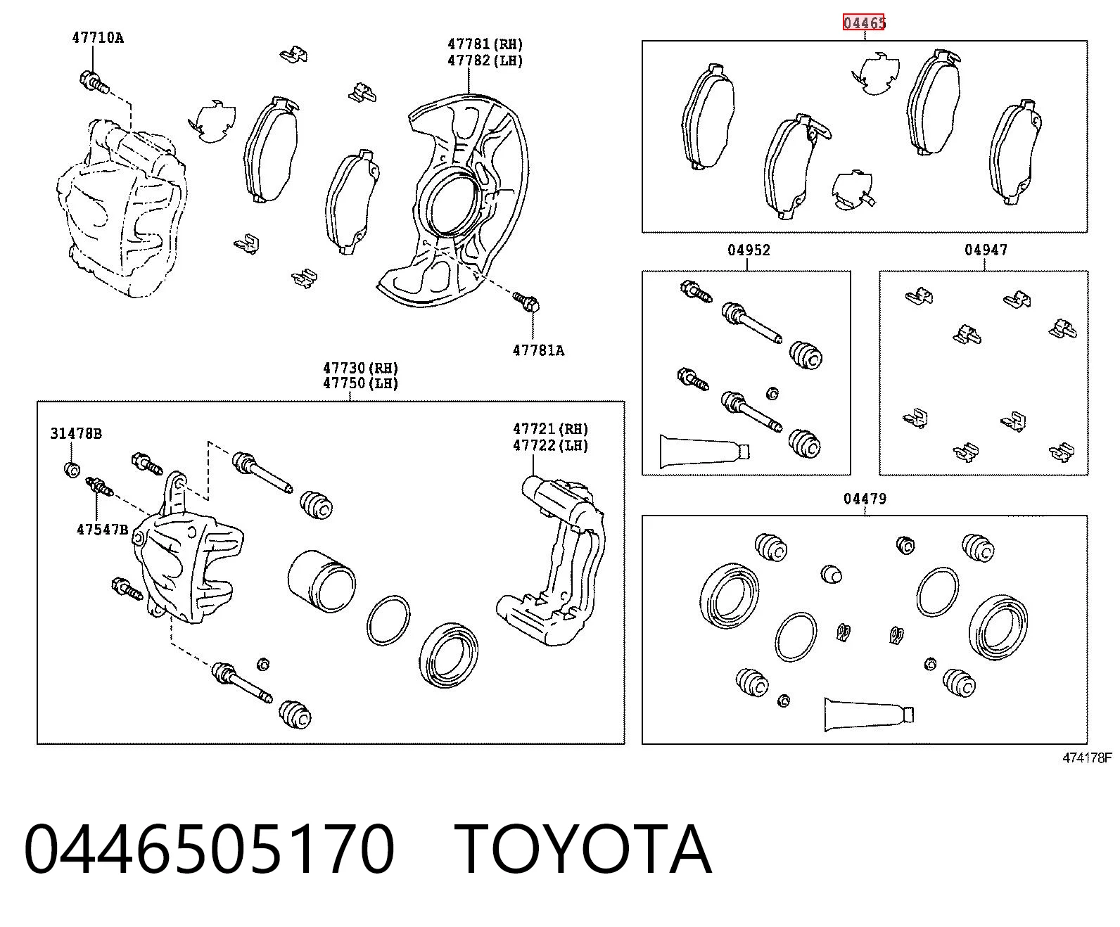 0446505170 Toyota