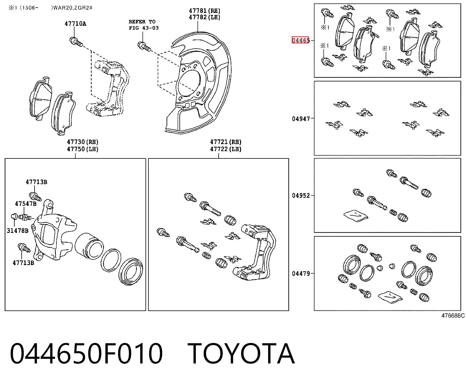 044650F010 Toyota