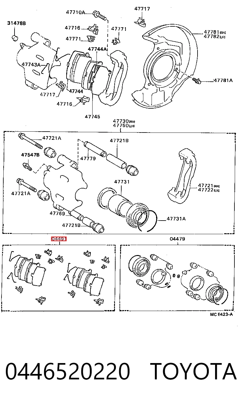 0446520220 Toyota