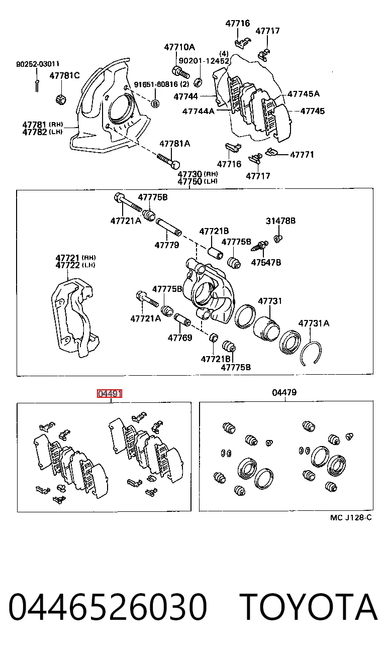0446526030 Toyota