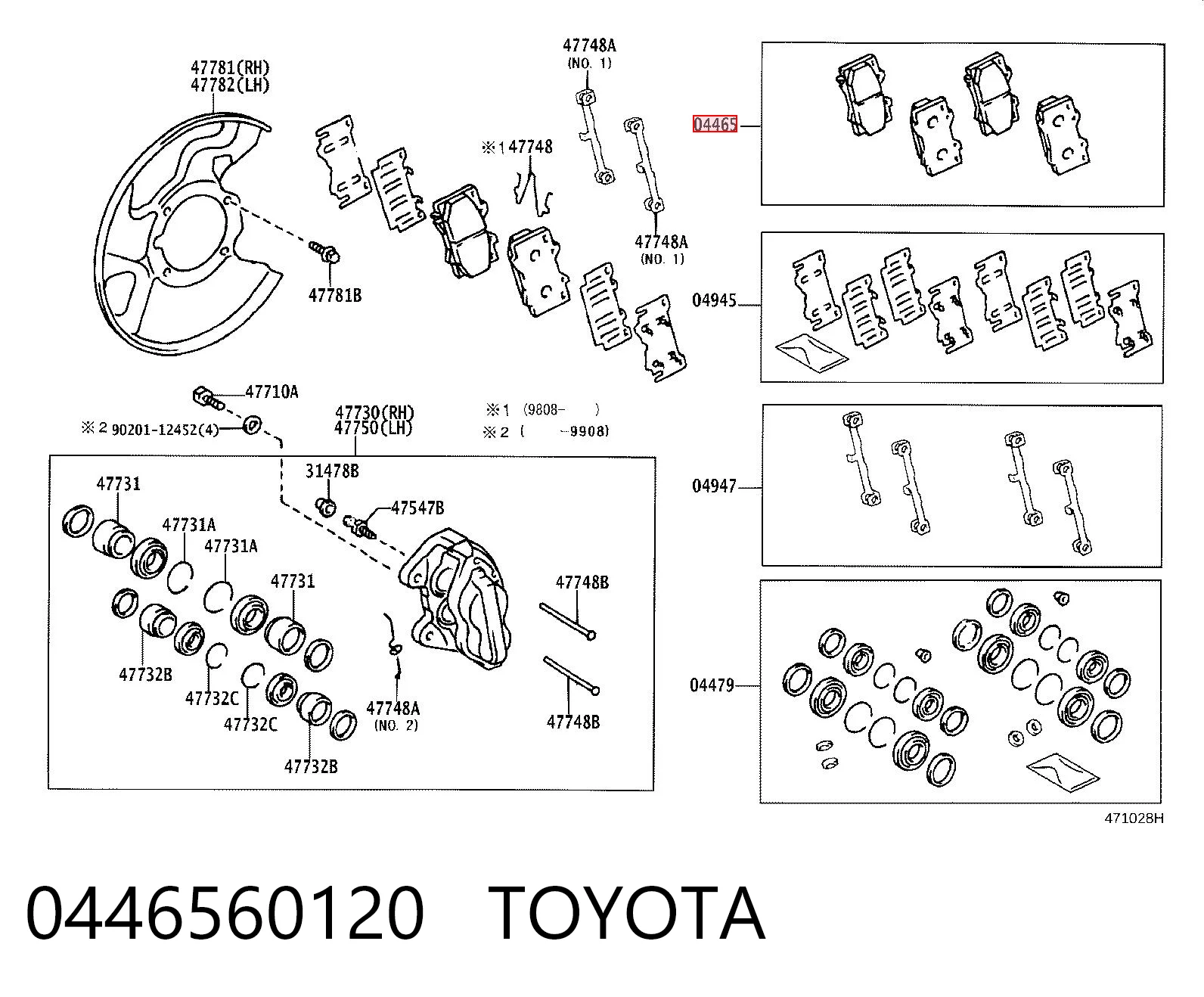 0446560120 Toyota