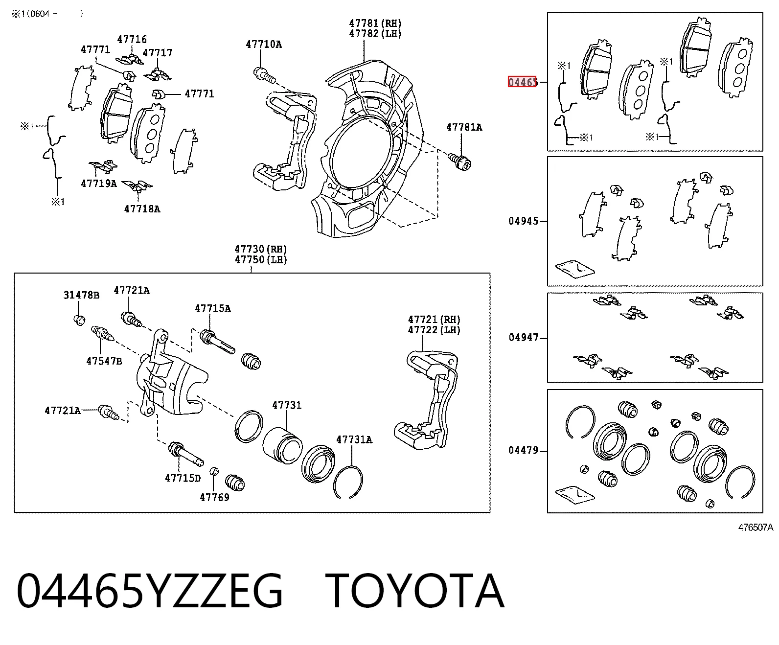 04465YZZEG Toyota