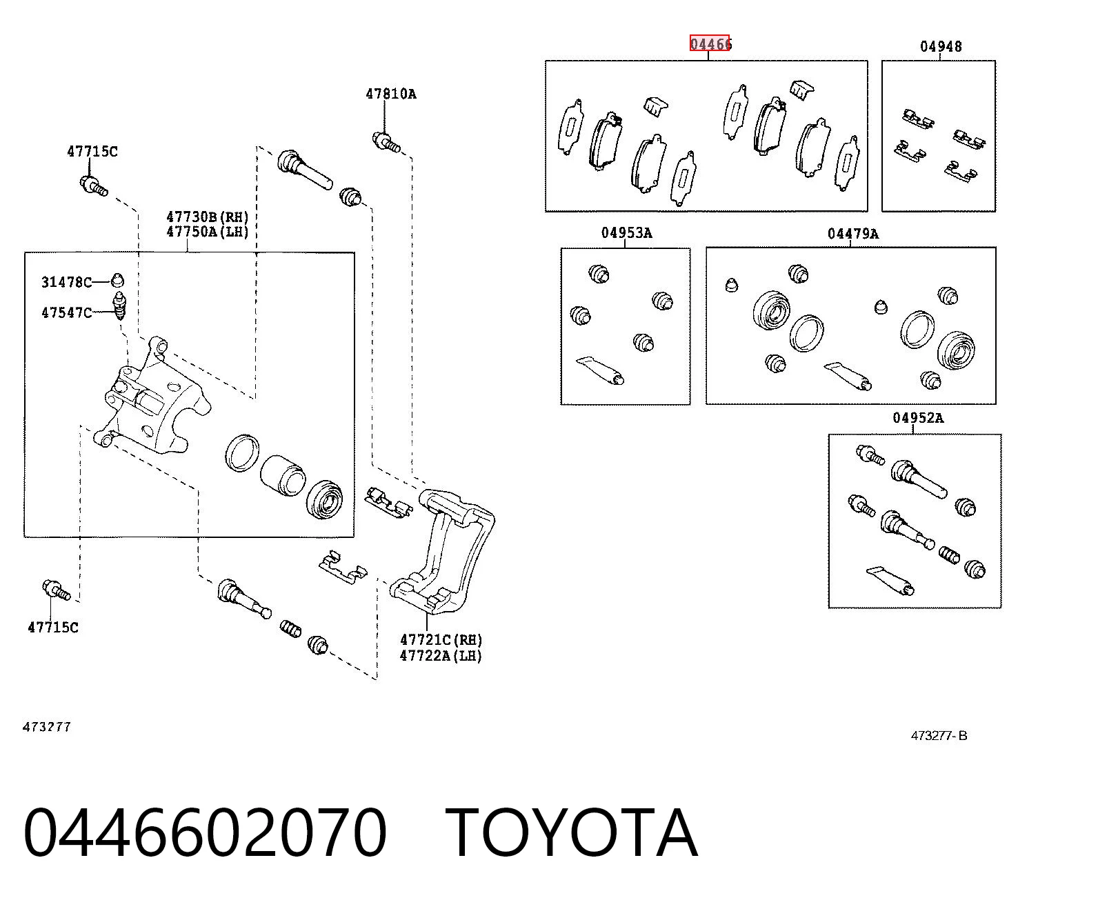 0446602070 Toyota