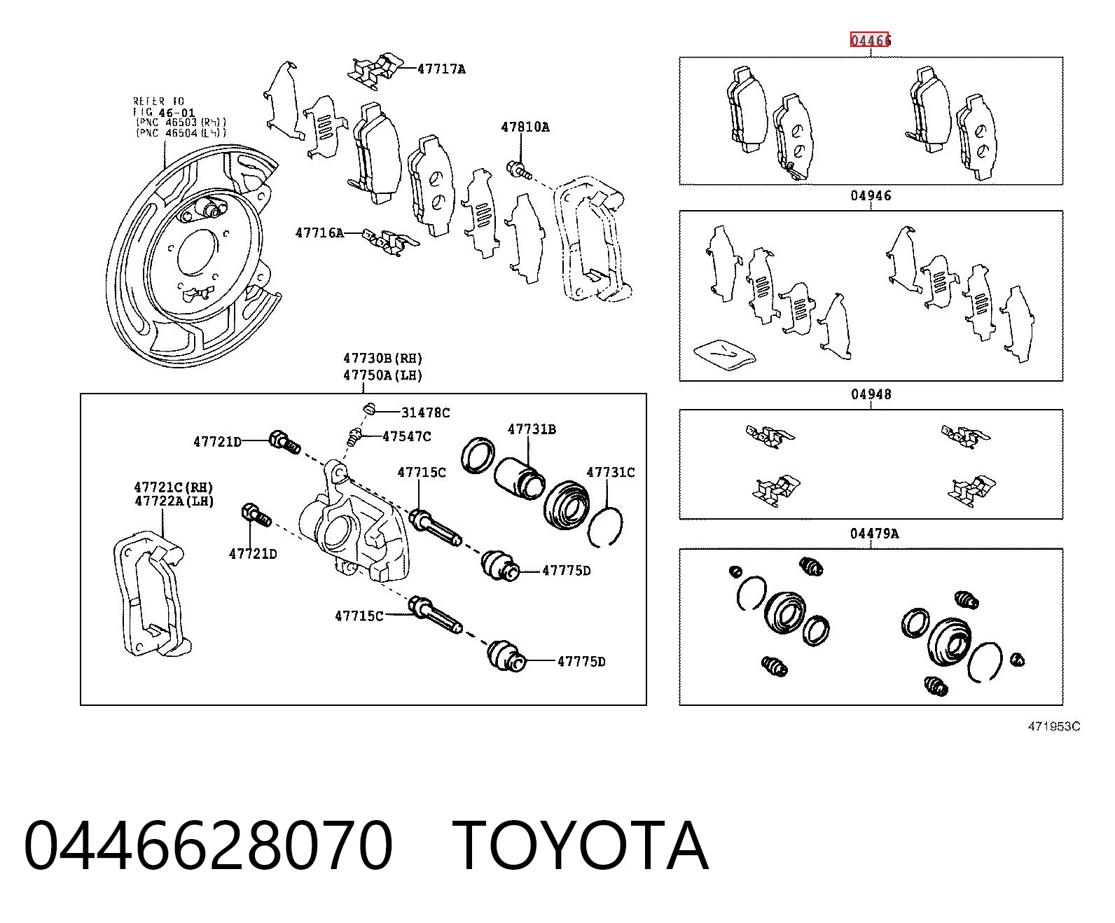 0446628070 Toyota