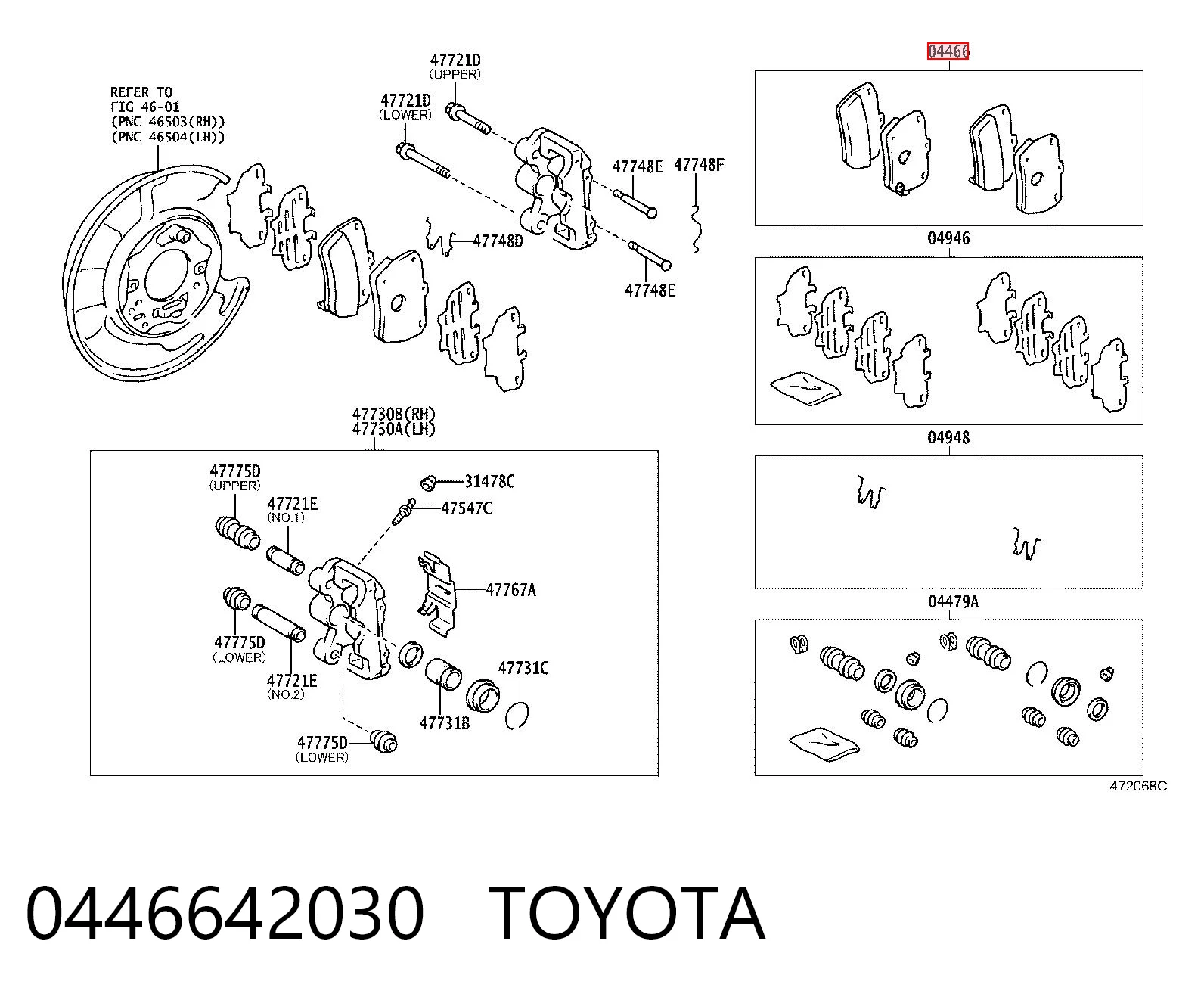 0446642030 Toyota