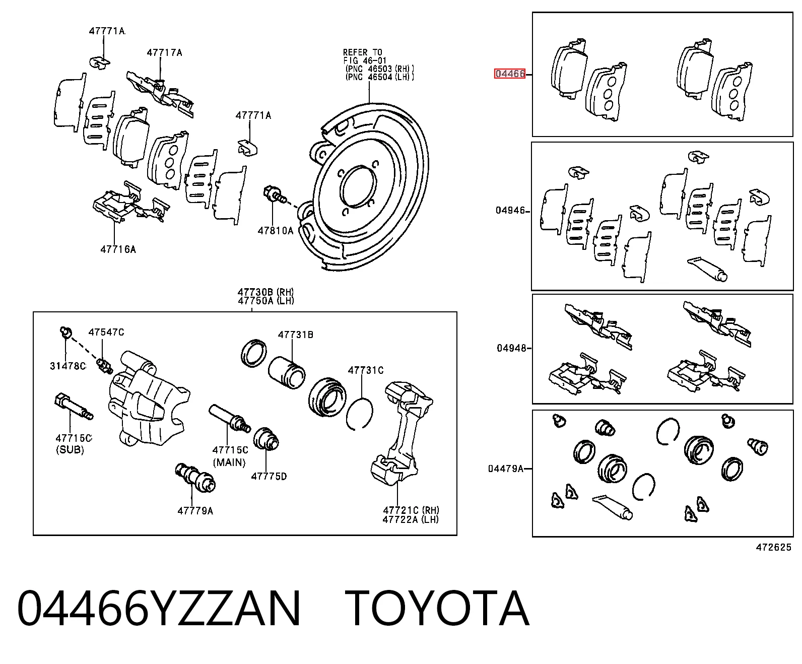 04466YZZAN Toyota