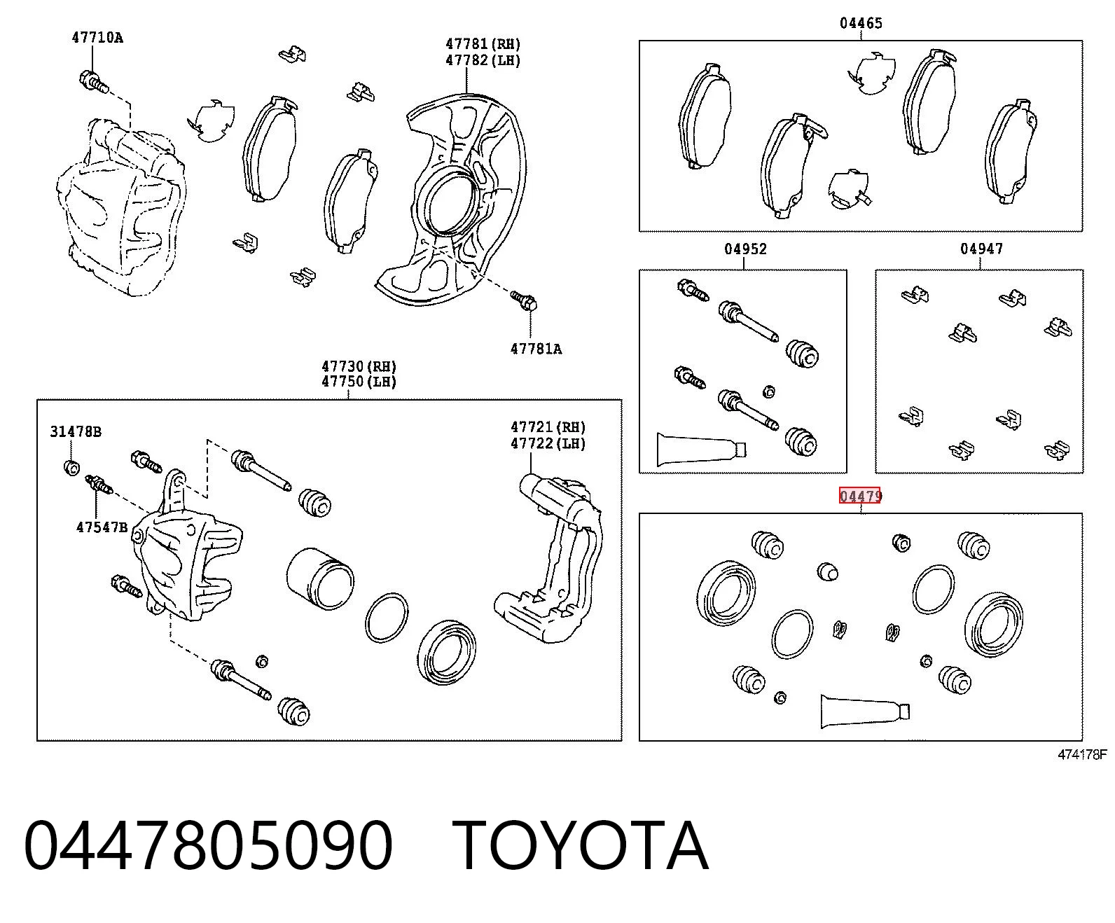 0447805090 Toyota