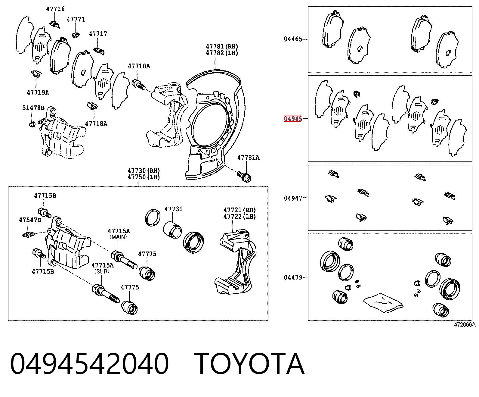 0494542040 Toyota