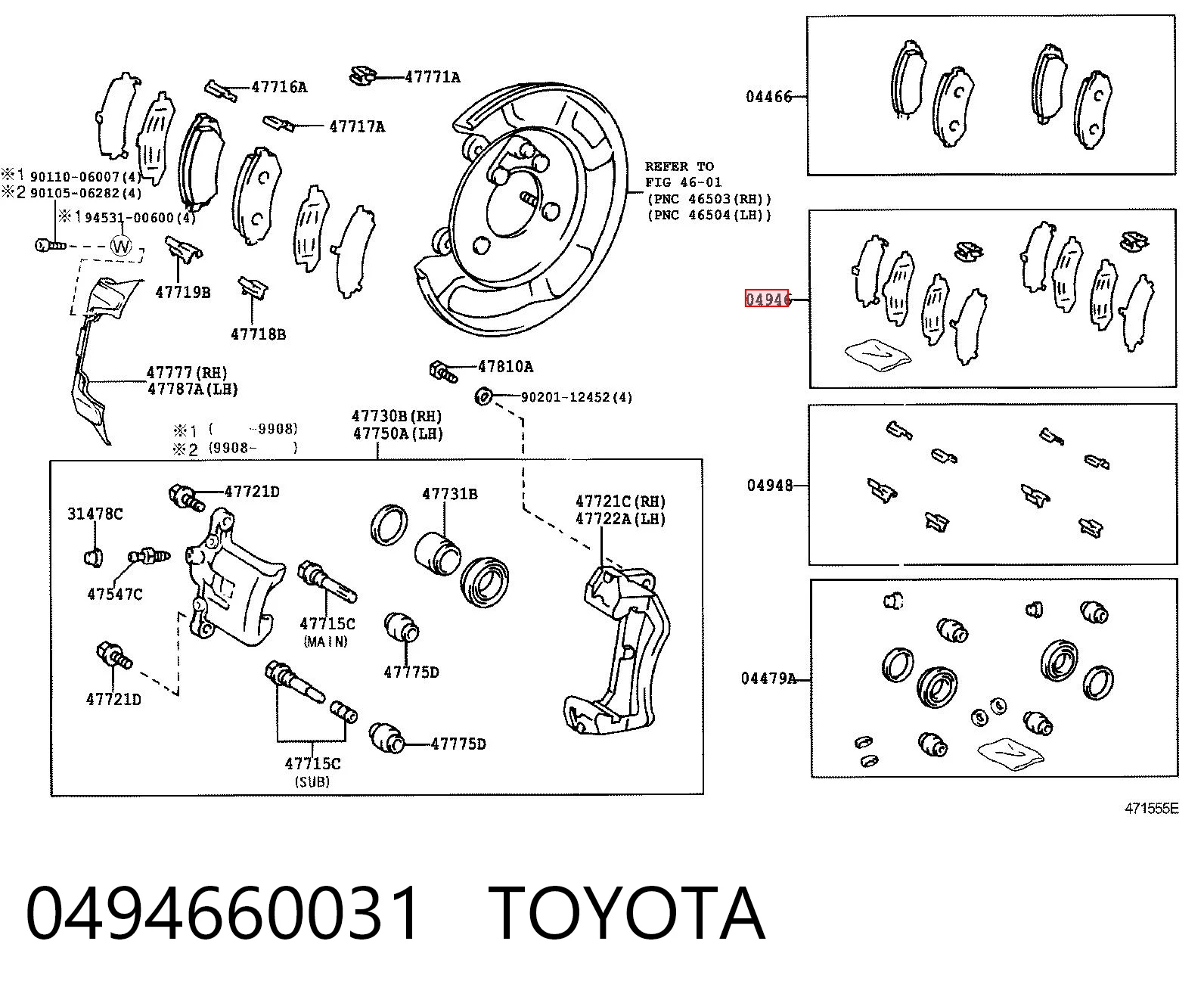 0494660031 Toyota