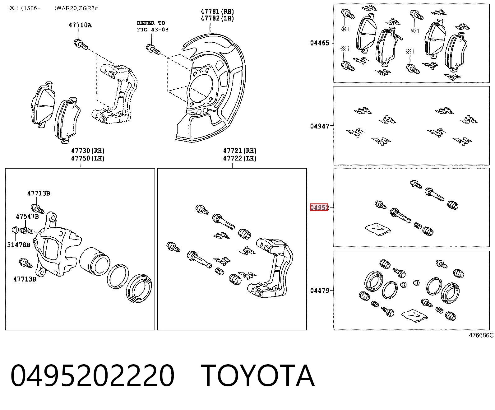 0495202220 Toyota