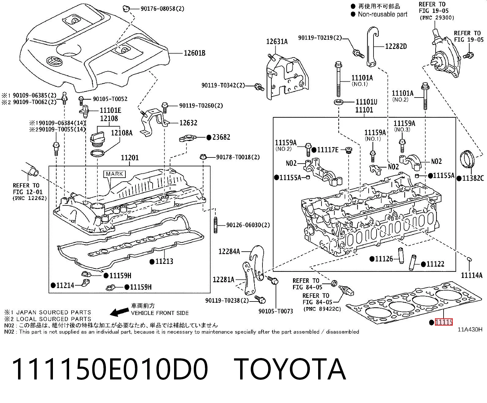 111150E010D0 Toyota
