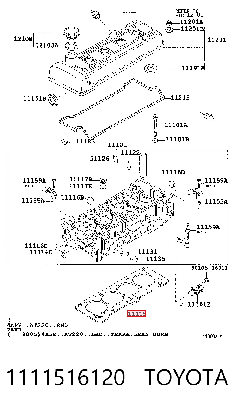 1111516120 Toyota