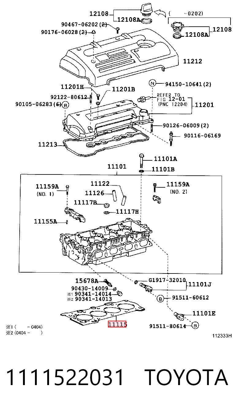 1111522031 Toyota