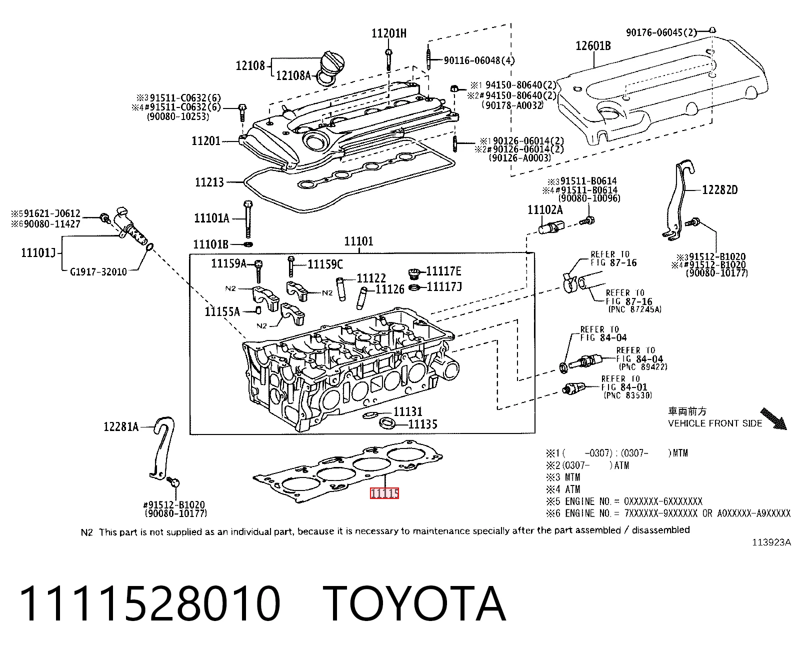 1111528010 Toyota