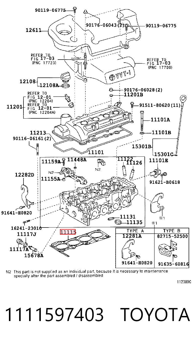 Uszczelka głowicy cylindrów Daihatsu Terios I SUV (J100, J102, J122) (1997 - 2005) cena, od 28,37 USD