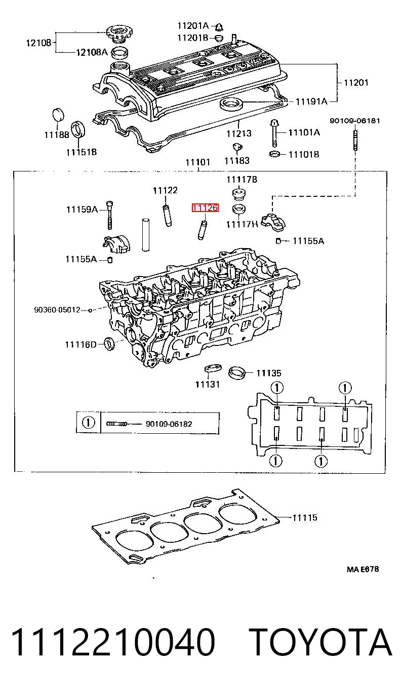 Prowadnica zaworu do Ford Focus DFW